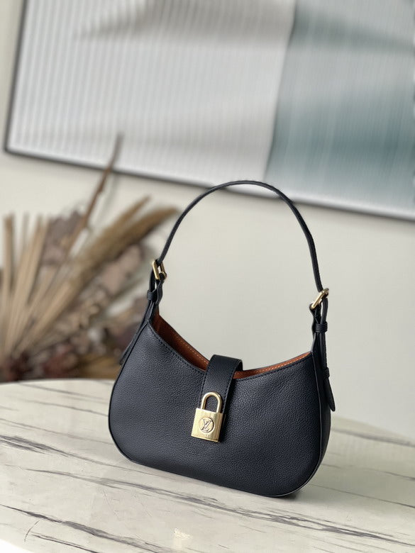 Inspired Handbags, AA+ Quality 100% Genuine Leather Classic Flap Medium Quilted Lambskin Black Gold, 18X 1 1X 5cm BL 4 Colour