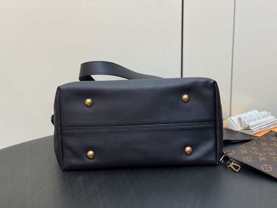 Inspired Handbags, AA+ Quality 100% Genuine Leather Classic Flap Medium Quilted Lambskin Black Gold, 18X 1 1X 5cm BL 4 Colour