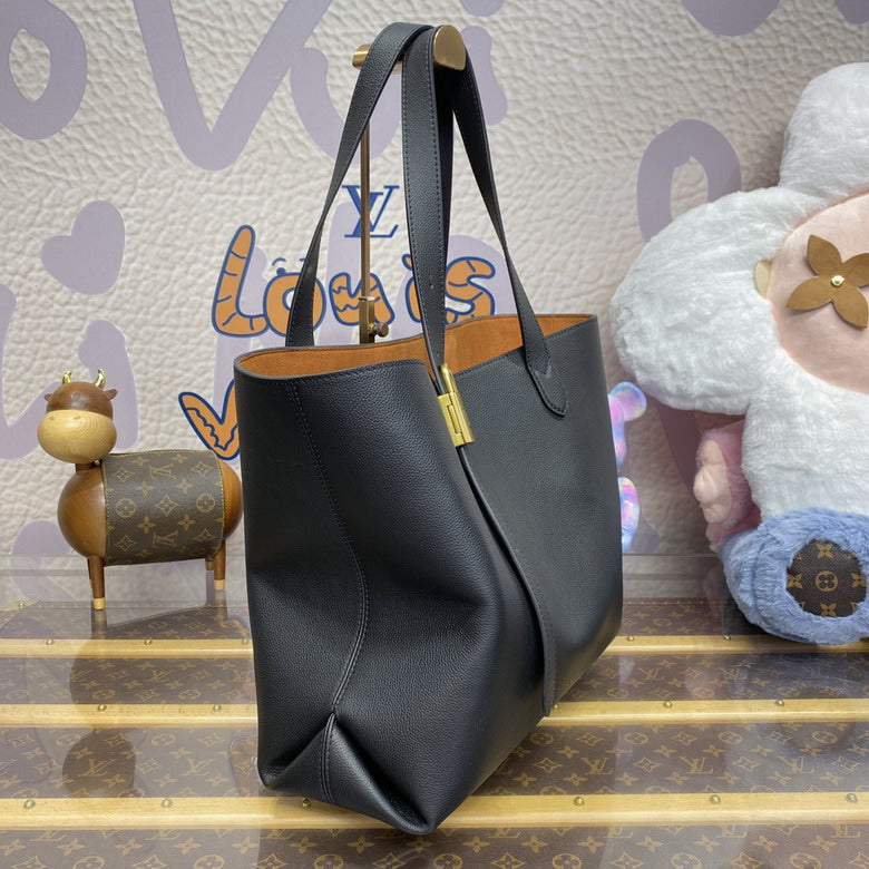 Inspired Handbags, AA+ Quality 100% Genuine Leather Classic Flap Medium Quilted Lambskin Black Gold, 18X 1 1X 5cm BL 4 Colour