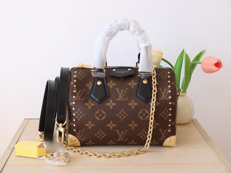 louis vuitton Inspired Handbags, AA+ Quality 100% Genuine Leather Classic Flap Medium Quilted Lambskin Black Gold, 18X 1 1X 5cm BL 4 Colour