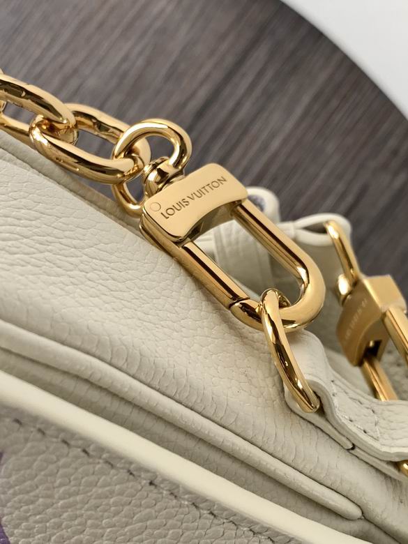 Louis Vuitton Handbags, AA+ Quality 100% Genuine Leather Classic Flap Medium Quilted Lambskin Black Gold, 18X 1 1X 5cm BL 4 Colour