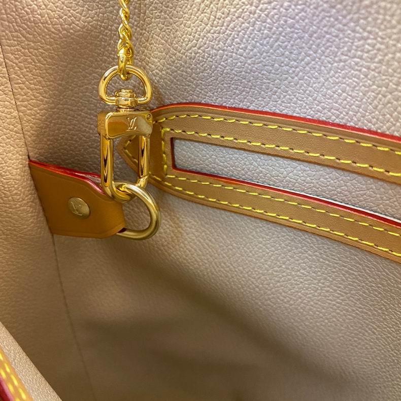 Louis Vuitton Inspired Handbags, AA+ Quality 100% Genuine Leather Classic Flap Medium Quilted Lambskin Black Gold, 18X 1 1X 5cm BL 4 Colour