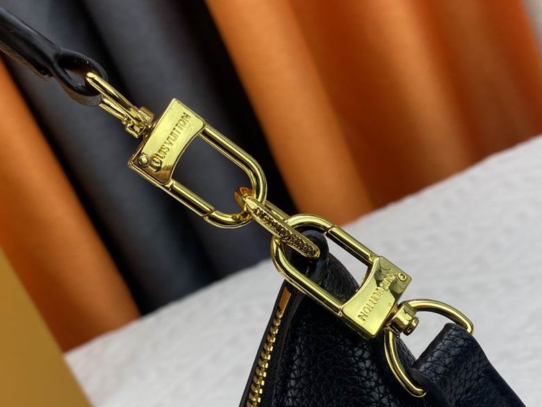 Louis vuitton Inspired Handbags, AA+ Quality 100% Genuine Leather Classic Flap Medium Quilted Lambskin Black Gold, 18X 1 1X 5cm BL 4 Colour