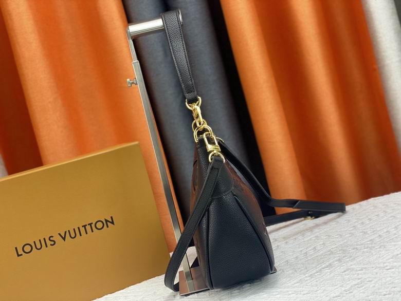 Louis vuitton Inspired Handbags, AA+ Quality 100% Genuine Leather Classic Flap Medium Quilted Lambskin Black Gold, 18X 1 1X 5cm BL 4 Colour