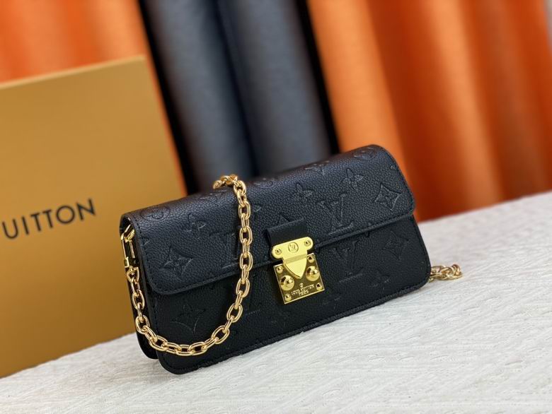 Louis Vuitton Handbags, AA+ Quality 100% Genuine Leather Classic Flap Medium Quilted Lambskin Black Gold, 18X 1 1X 5cm BL 4 Colour