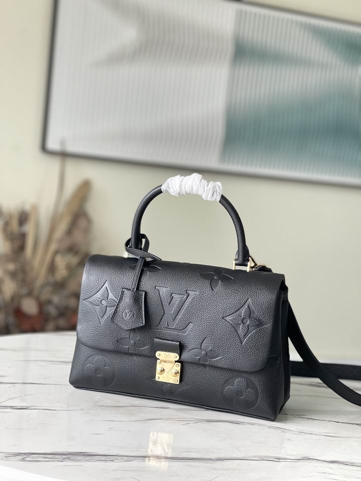 Louis vuitton Handbags, AA+ Quality 100% Genuine Leather Classic Flap Medium Quilted Lambskin Black Gold, 18X 1 1X 5cm BL 4 Colour