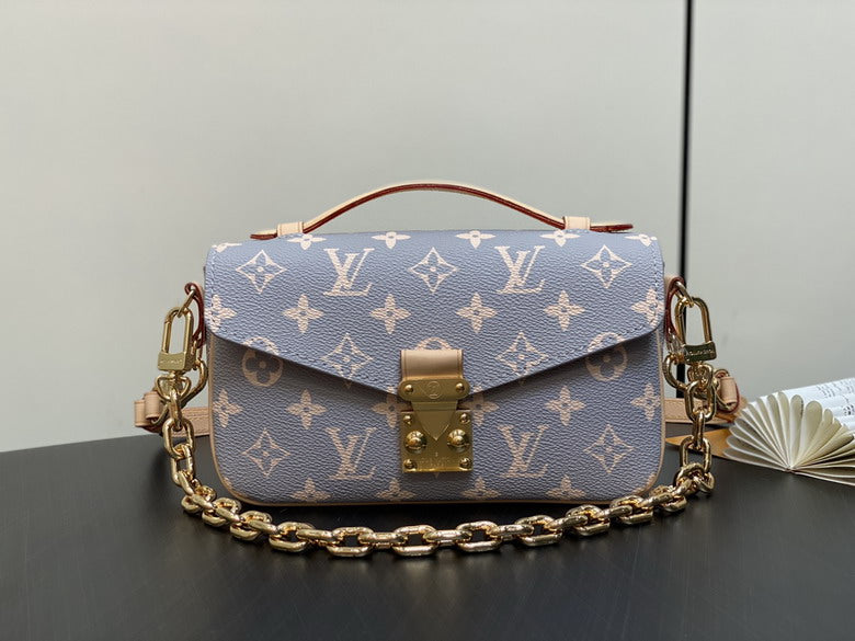 Louis Vuitton Handbags, AA+ Quality 100% Genuine Leather Classic Flap Medium Quilted Lambskin Black Gold, 18X 1 1X 5cm BL 4 Colour
