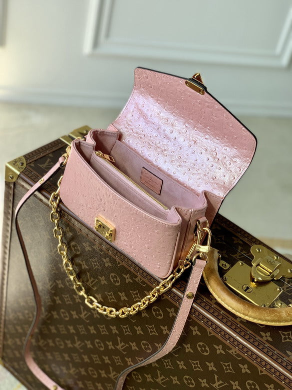 Louis Vuitton Handbags, AA+ Quality 100% Genuine Leather Classic Flap Medium Quilted Lambskin Black Gold, 18X 1 1X 5cm BL 4 Colour