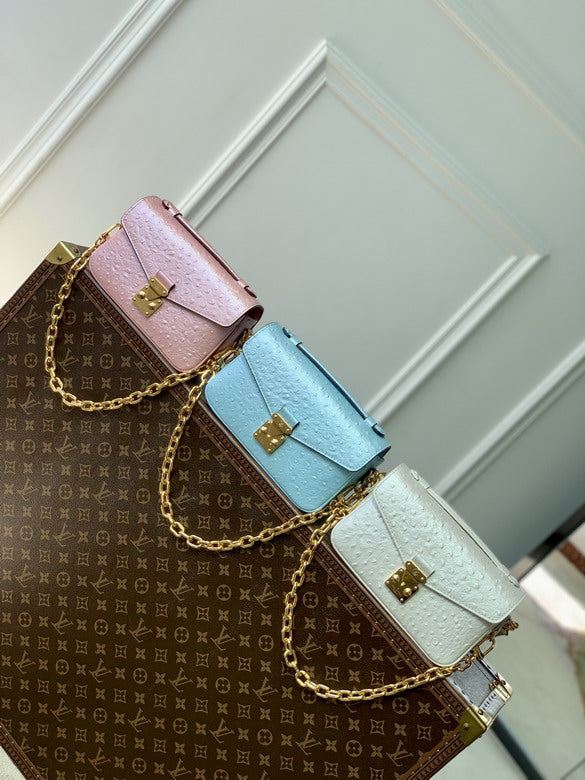 Louis Vuitton Handbags, AA+ Quality 100% Genuine Leather Classic Flap Medium Quilted Lambskin Black Gold, 18X 1 1X 5cm BL 4 Colour