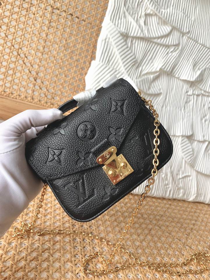 Louis Vuitton Handbags, AA+ Quality 100% Genuine Leather Classic Flap Medium Quilted Lambskin Black Gold, 18X 1 1X 5cm BL 4 Colour