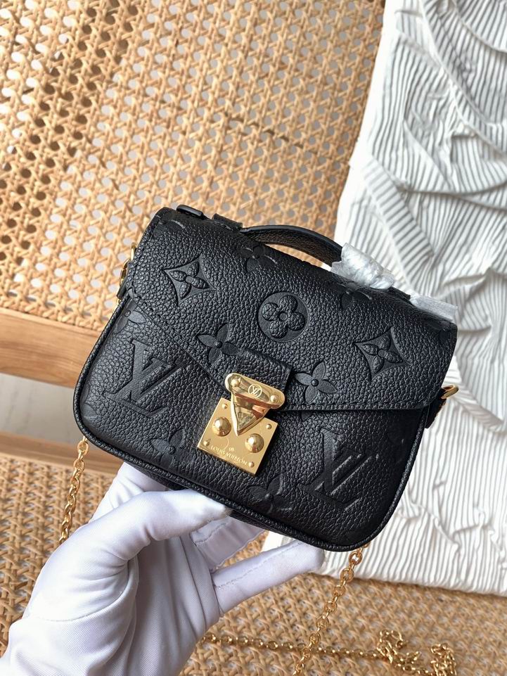 Louis Vuitton Handbags, AA+ Quality 100% Genuine Leather Classic Flap Medium Quilted Lambskin Black Gold, 18X 1 1X 5cm BL 4 Colour
