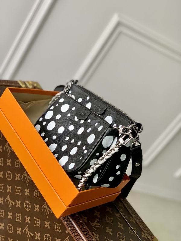Louis Vuitton Handbags, AA+ Quality 100% Genuine Leather Classic Flap Medium Quilted Lambskin Black Gold, 18X 1 1X 5cm BL 4 Colour