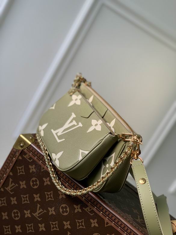 Louis Vuitton Handbags, AA+ Quality 100% Genuine Leather Classic Flap Medium Quilted Lambskin Black Gold, 18X 1 1X 5cm BL 4 Colour