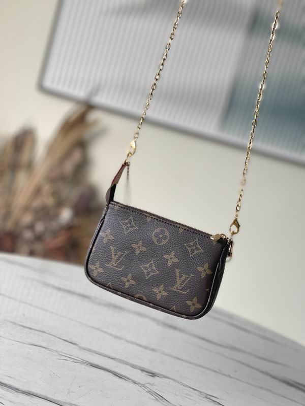 Louis Vuitton Handbags, AA+ Quality 100% Genuine Leather Classic Flap Medium Quilted Lambskin Black Gold, 18X 1 1X 5cm BL 4 Colour