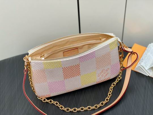 Louis Vuitton Handbags, AA+ Quality 100% Genuine Leather Classic Flap Medium Quilted Lambskin Black Gold, 18X 1 1X 5cm BL 4 Colour
