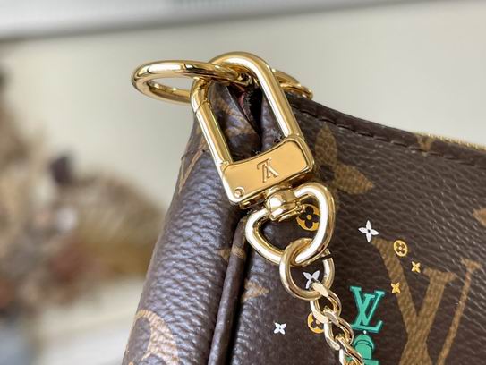 Louis Vuitton Handbags, AA+ Quality 100% Genuine Leather Classic Flap Medium Quilted Lambskin Black Gold, 18X 1 1X 5cm BL 4 Colour