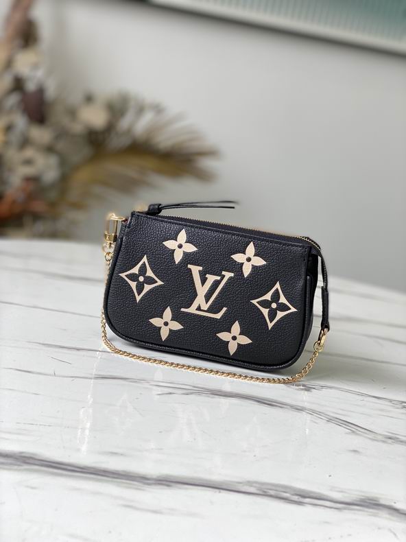 Louis Vuitton Handbags, AA+ Quality 100% Genuine Leather Classic Flap Medium Quilted Lambskin Black Gold, 18X 1 1X 5cm BL 4 Colour
