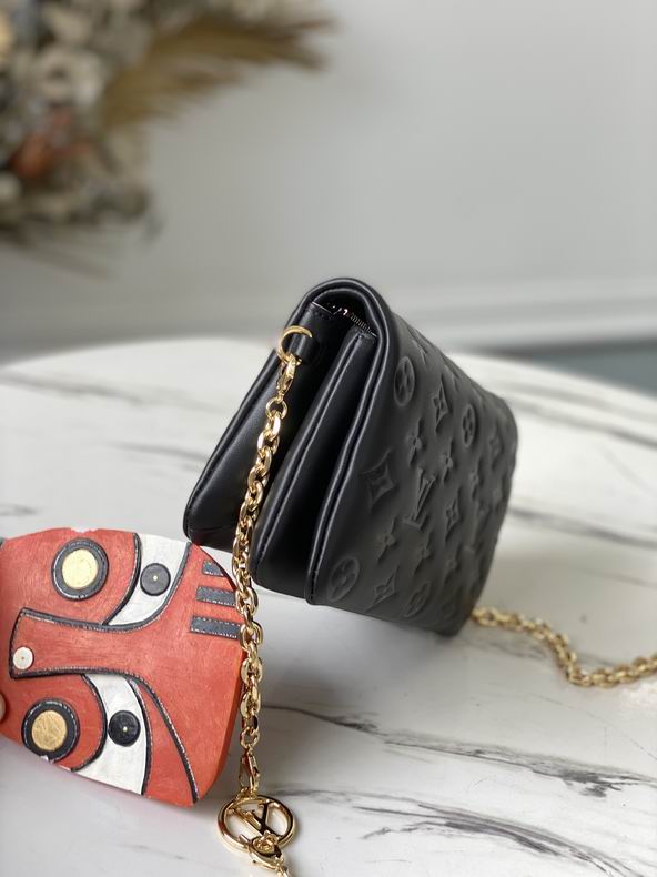 Inspired Handbags, AA+ Quality 100% Genuine Leather Classic Flap Medium Quilted Lambskin Black Gold, 18X 1 1X 5cm BL 4 Colour