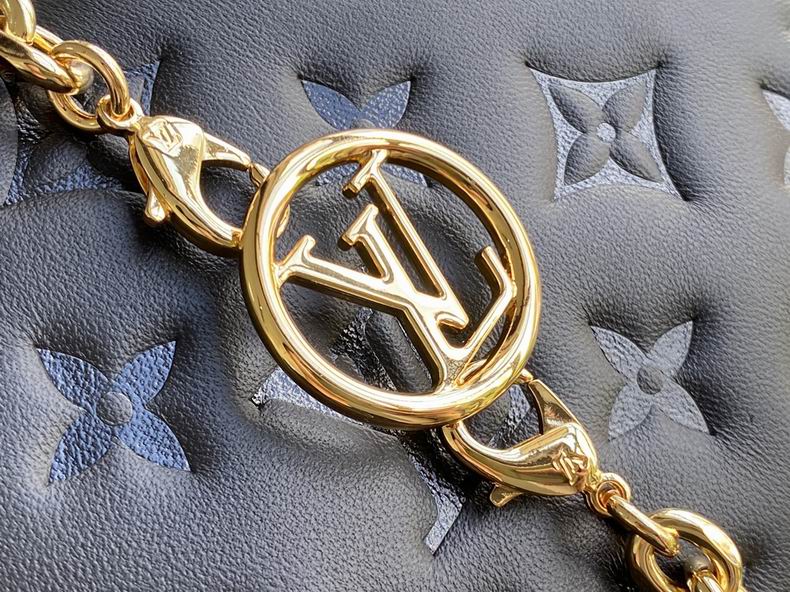 Inspired Handbags, AA+ Quality 100% Genuine Leather Classic Flap Medium Quilted Lambskin Black Gold, 18X 1 1X 5cm BL 4 Colour