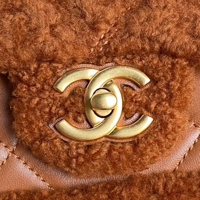 Chanel Inspired Handbags, AA+ Quality 100% Genuine Leather Classic Flap Medium Quilted Lambskin Black Gold, 18X 1 1X 5cm BL 4 Colour for chanel hand bag
