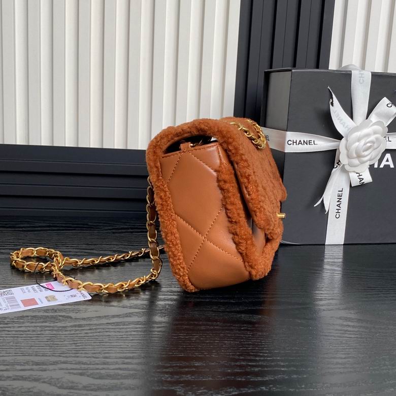 Chanel Inspired Handbags, AA+ Quality 100% Genuine Leather Classic Flap Medium Quilted Lambskin Black Gold, 18X 1 1X 5cm BL 4 Colour for chanel hand bag