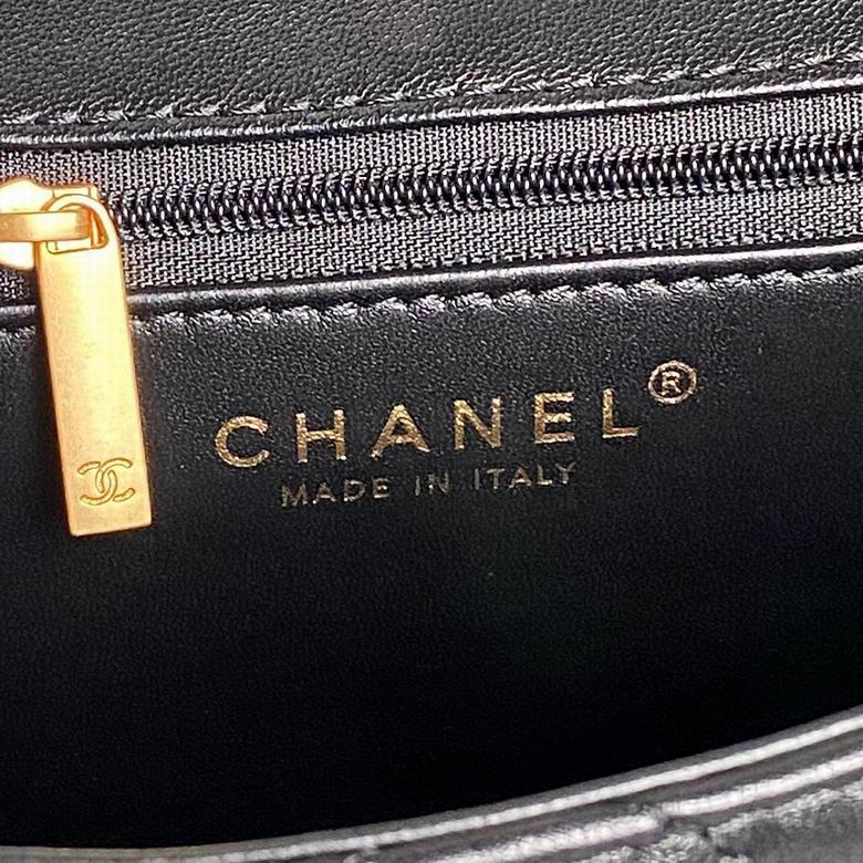 Chanel Inspired Handbags, AA+ Quality 100% Genuine Leather Classic Flap Medium Quilted Lambskin Black Gold, 18X 1 1X 5cm BL 4 Colour for chanel hand bag