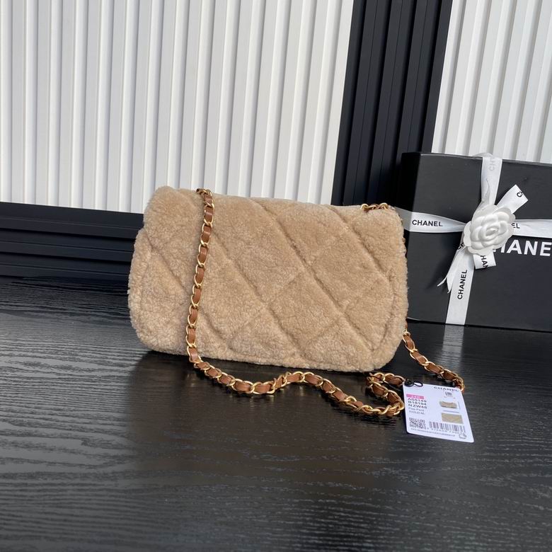 Chanel Inspired Handbags, AA+ Quality 100% Genuine Leather Classic Flap Medium Quilted Lambskin Black Gold, 18X 1 1X 5cm BL 4 Colour for chanel hand bag