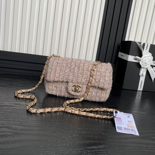 Chanel Handbags, AA+ Quality 100% Genuine Leather Classic Flap Medium Quilted Lambskin Black Gold, 18X 1 1X 5cm BL 4 Colour for chanel hand bag