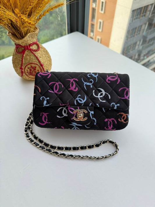Chanel Handbags, AA+ Quality 100% Genuine Leather Classic Flap Medium Quilted Lambskin Black Gold, 18X 1 1X 5cm BL 4 Colour for chanel hand bag