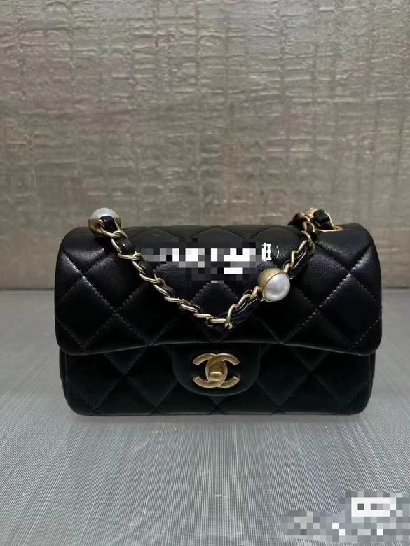 Chanel Handbags, AA+ Quality 100% Genuine Leather Classic Flap Medium Quilted Lambskin Black Gold, 18X 1 1X 5cm BL 4 Colour for chanel hand bag