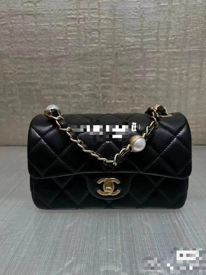 Chanel Handbags, AA+ Quality 100% Genuine Leather Classic Flap Medium Quilted Lambskin Black Gold, 18X 1 1X 5cm BL 4 Colour for chanel hand bag