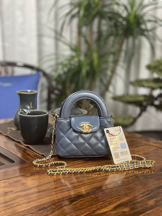 Chanel Inspired Handbags, AA+ Quality 100% Genuine Leather Classic Flap Medium Quilted Lambskin Black Gold, 8.3X 12.5X 4cm BL 2 Colour for chanel hand bag