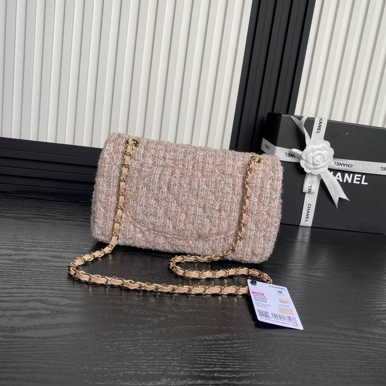 Chanel Handbags, AA+ Quality 100% Genuine Leather Classic Flap Medium Quilted Lambskin Black Gold, 18X 1 1X 5cm BL 4 Colour for chanel hand bag