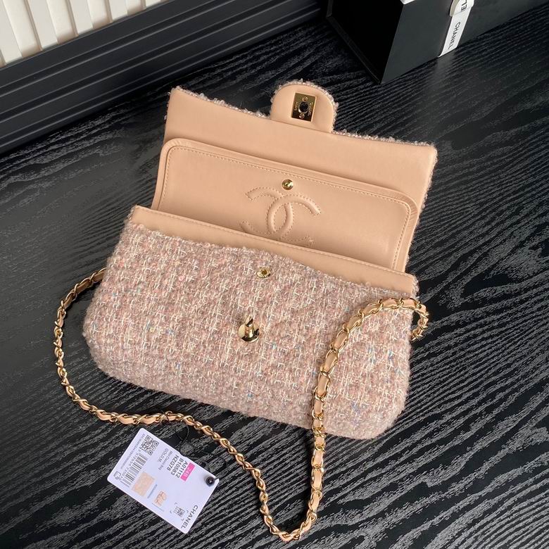 Chanel Handbags, AA+ Quality 100% Genuine Leather Classic Flap Medium Quilted Lambskin Black Gold, 18X 1 1X 5cm BL 4 Colour for chanel hand bag