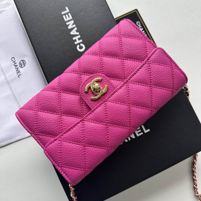 Chanel Inspired Handbags, AA+ Quality 100% Genuine Leather Classic Flap Medium Quilted Lambskin Black Gold, 25X 14X 9cm BL 3 Colour for chanel hand bag