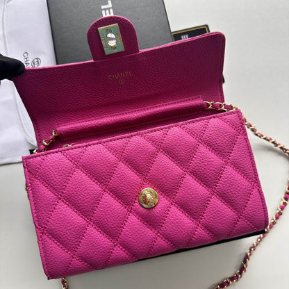 Chanel Inspired Handbags, AA+ Quality 100% Genuine Leather Classic Flap Medium Quilted Lambskin Black Gold, 25X 14X 9cm BL 3 Colour for chanel hand bag
