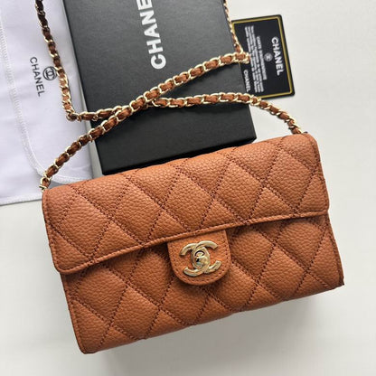 Chanel Inspired Handbags, AA+ Quality 100% Genuine Leather Classic Flap Medium Quilted Lambskin Black Gold, 25X 14X 9cm BL 3 Colour for chanel hand bag
