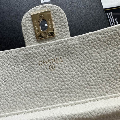 Chanel Inspired Handbags, AA+ Quality 100% Genuine Leather Classic Flap Medium Quilted Lambskin Black Gold, 25X 14X 9cm BL 3 Colour for chanel hand bag