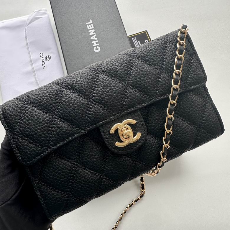 Chanel Inspired Handbags, AA+ Quality 100% Genuine Leather Classic Flap Medium Quilted Lambskin Black Gold, 25X 14X 9cm BL 3 Colour for chanel hand bag