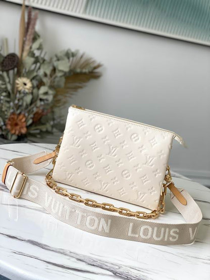 Inspired Handbags, AA+ Quality 100% Genuine Leather Classic Flap Medium Quilted Lambskin Black Gold, 18X 1 1X 5cm BL 4 Colour