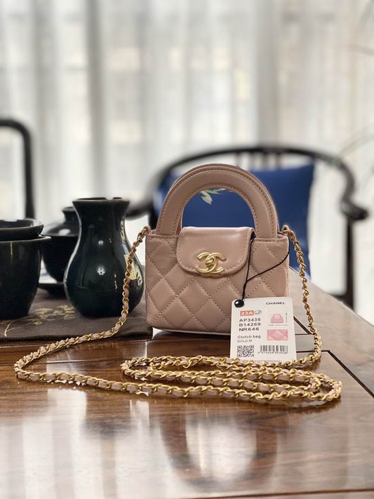 Chanel Inspired Handbags, AA+ Quality 100% Genuine Leather Classic Flap Medium Quilted Lambskin Black Gold, 8.3X 12.5X 4cm BL 3 Colour for chanel hand bag