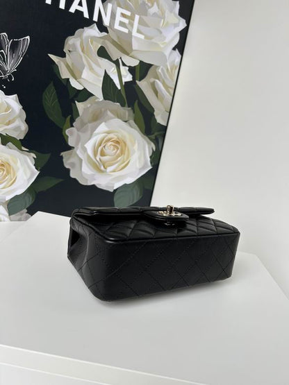 Chanel Handbags, AA+ Quality 100% Genuine Leather Classic Flap Medium Quilted Lambskin Black Gold, 18X 1 1X 5cm BL 4 Colour for chanel hand bag