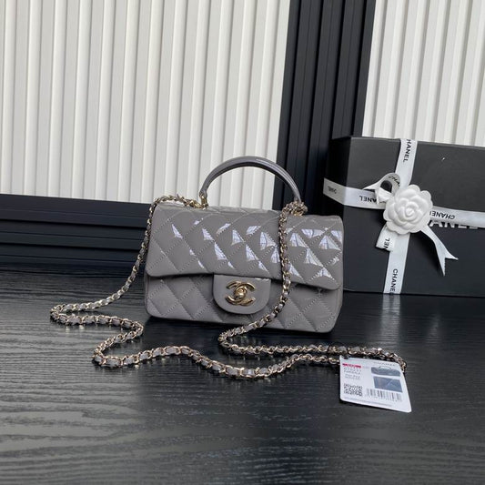 Chanel Inspired Handbags, AA+ Quality 100% Genuine Leather Classic Flap Medium Quilted Lambskin Black Gold, 18X 1 1X 5cm BL 4 Colour for chanel hand bag