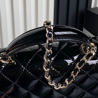 Chanel Inspired Handbags, AA+ Quality 100% Genuine Leather Classic Flap Medium Quilted Lambskin Black Gold, 18X 1 1X 5cm BL 4 Colour for chanel hand bag