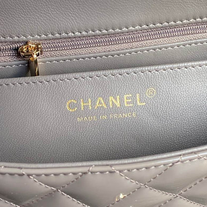 Chanel Inspired Handbags, AA+ Quality 100% Genuine Leather Classic Flap Medium Quilted Lambskin Black Gold, 18X 1 1X 5cm BL 4 Colour for chanel hand bag