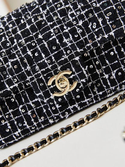 Chanel Handbags, AA+ Quality 100% Genuine Leather Classic Flap Medium Quilted Lambskin Black Gold, 18X 1 1X 5cm BL 4 Colour for chanel hand bag