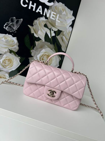 Chanel Handbags, AA+ Quality 100% Genuine Leather Classic Flap Medium Quilted Lambskin Black Gold, 18X 1 1X 5cm BL 4 Colour for chanel hand bag