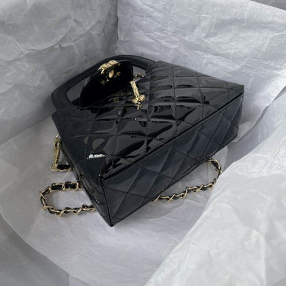 Chanel Inspired Handbags, AA+ Quality 100% Genuine Leather Classic Flap Medium Quilted Lambskin Black Gold, 20X 15X 7cm BL 3 Colour for chanel hand bag