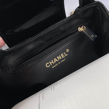 Chanel Inspired Handbags, AA+ Quality 100% Genuine Leather Classic Flap Medium Quilted Lambskin Black Gold, 20X 15X 7cm BL 3 Colour for chanel hand bag