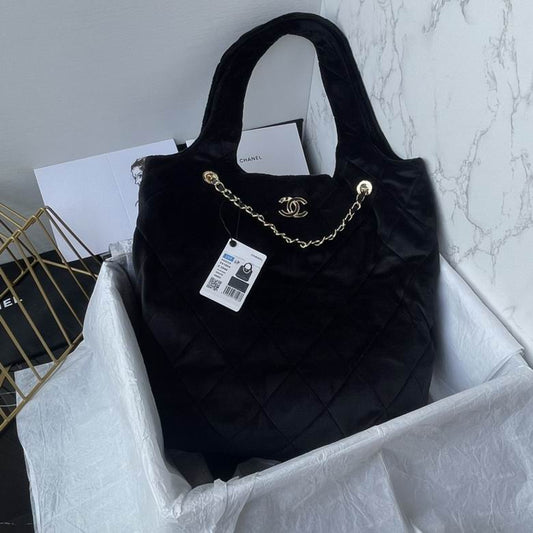 Chanel Inspired Handbags, AA+ Quality 100% Genuine Leather Classic Flap Medium Quilted Lambskin Black Gold, 30X 38X 11cm BL 4 Colour for chanel hand bag